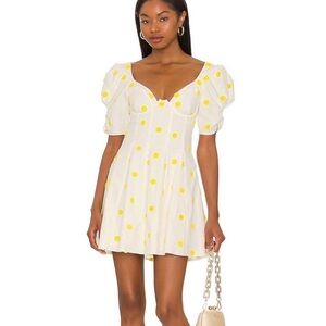 For Love and Lemons Polka Dot Mini Dress